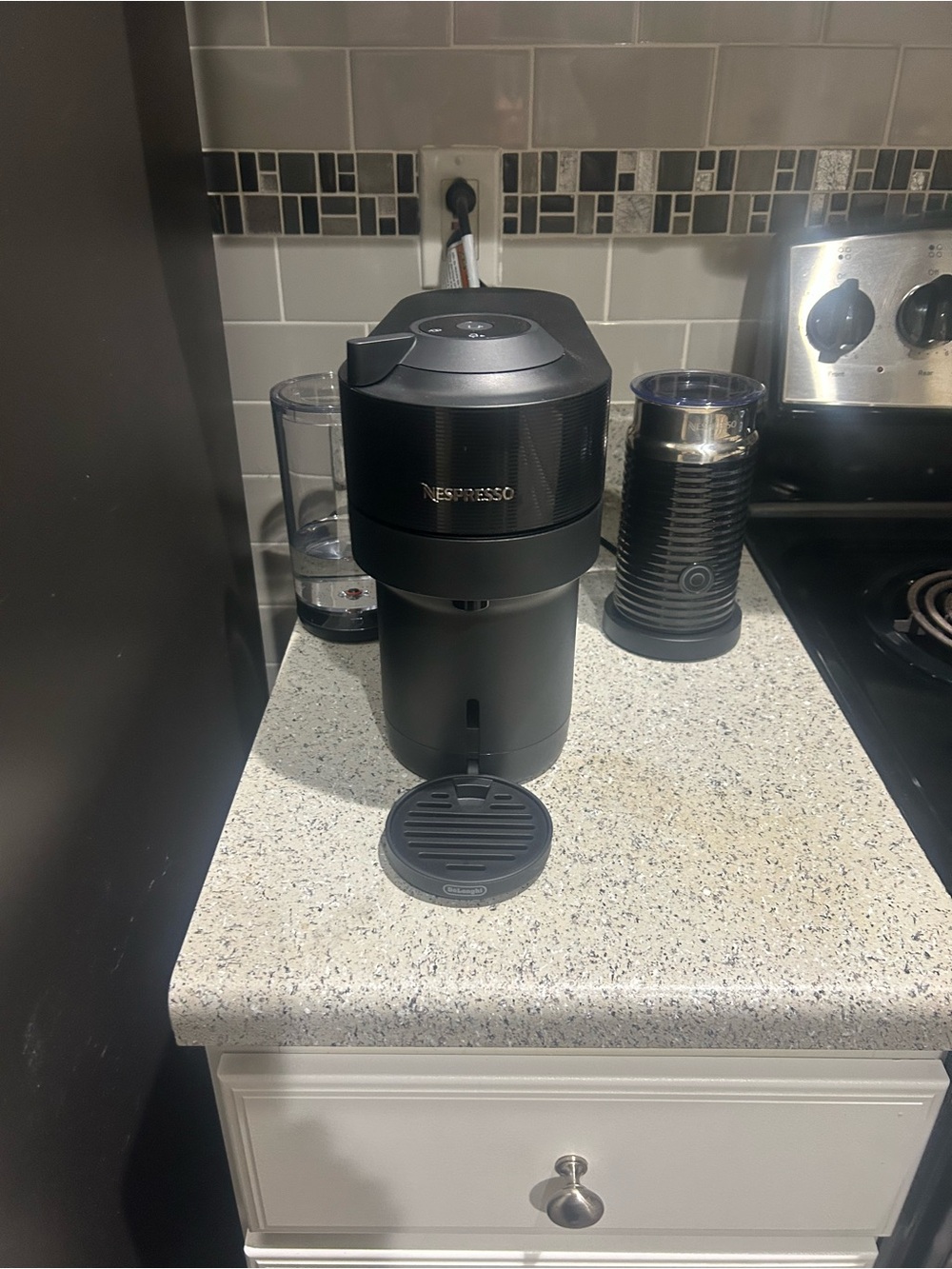 Nespresso OriginalLine Matte Black Coffee & Espresso Pod Machine